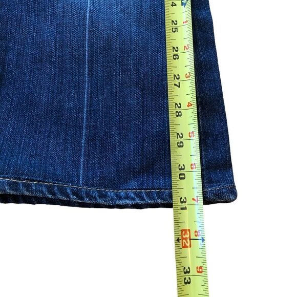 𝅺paige Laurel Canyon Blue Jean Capris EUC - Picture 12 of 13